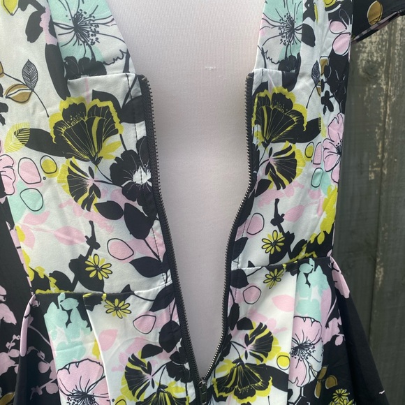 ⛔Sold⛔City Chic Printed Zip Front Tunic Dress XS AU14 - Picture 5 of 11